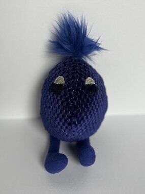 Sparkly Sapphire Fabby Egg Retired Jellycat